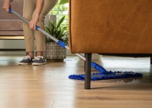 Floor cleaning; Vacuuming and mopping